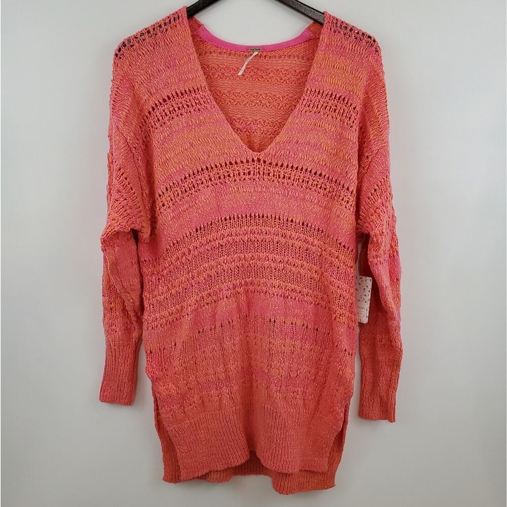Free People Hot Tropics V-Neck Sweater